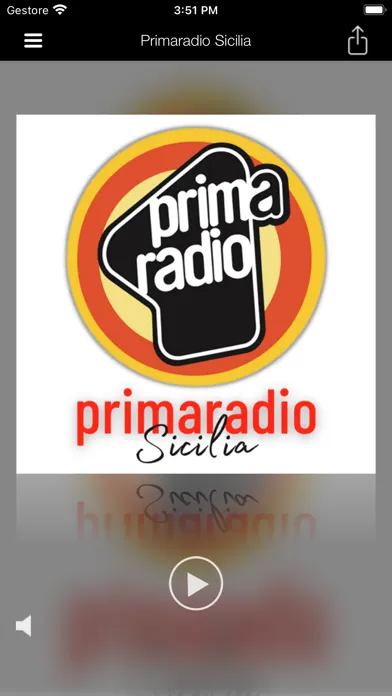 Capturas de tela do Primaradio Sicilia