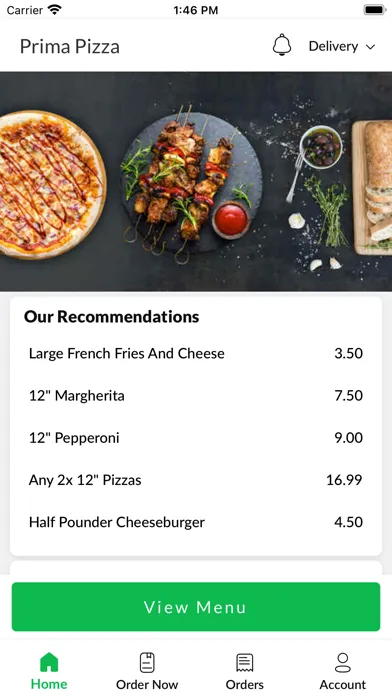 Prima Pizza.應用截圖