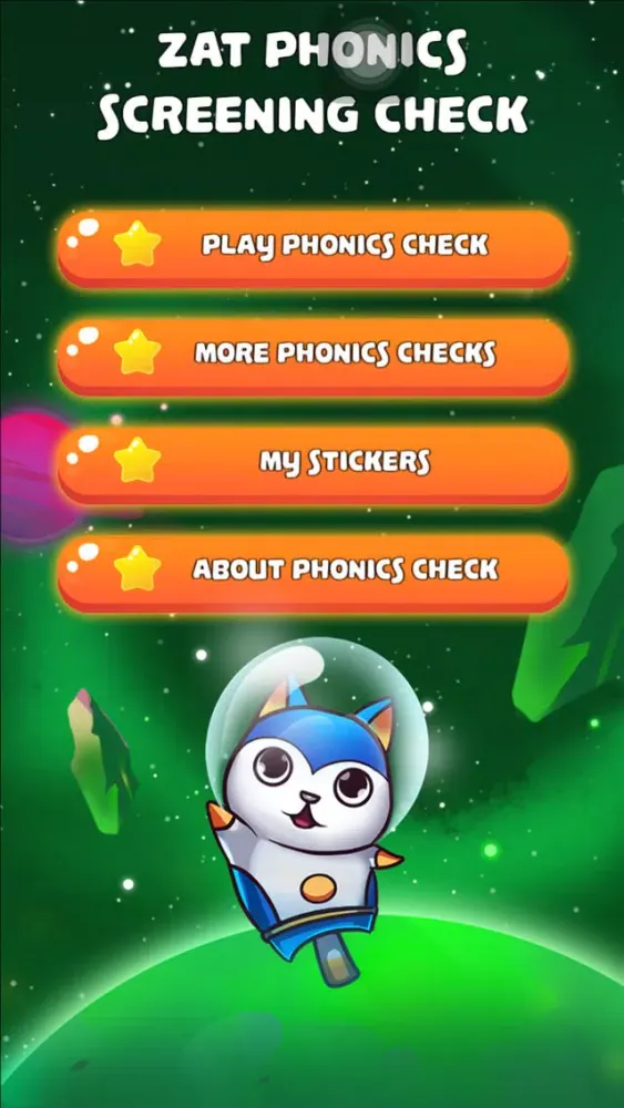 ภาพหน้าจอของ Zat Phonics Screening Check