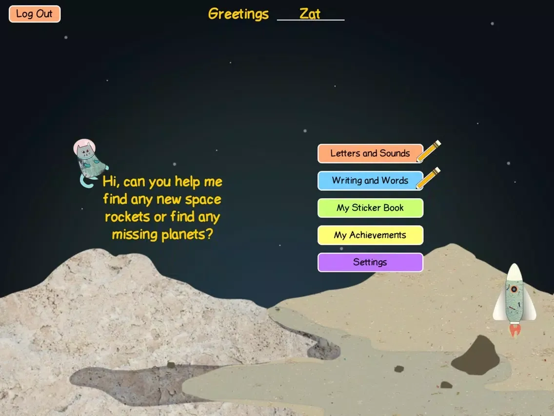 Zat Phonics Read Write iPad 应用截图
