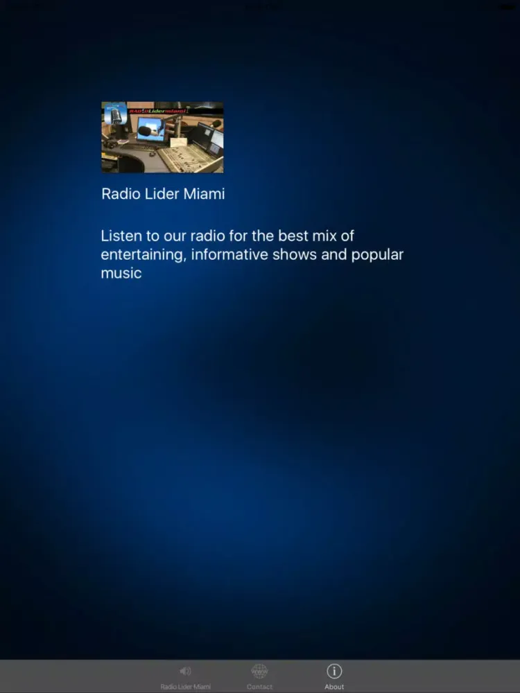 Radio Lider Miami iPad 應用截圖