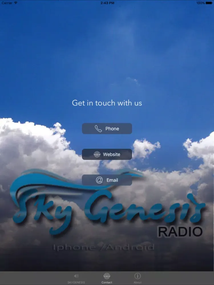 Скриншоты SKYGENESIS iPad 