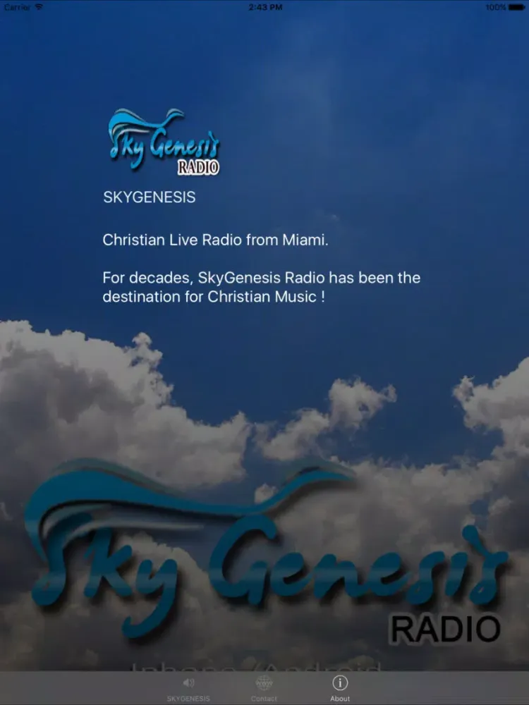 Скриншоты SKYGENESIS iPad 