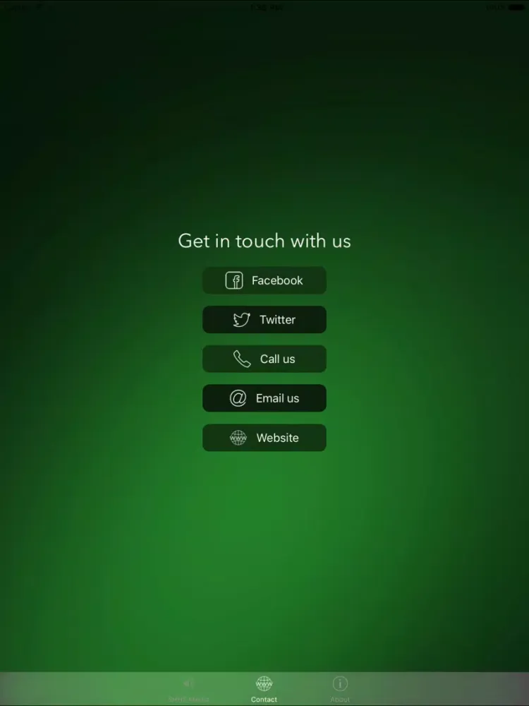 Zrzuty ekranu SHHS Media iPad 