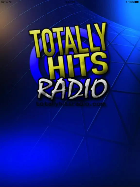 Tangkapan layar Totally Hits Radio iPad 
