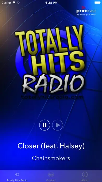 Tangkapan layar Totally Hits Radio