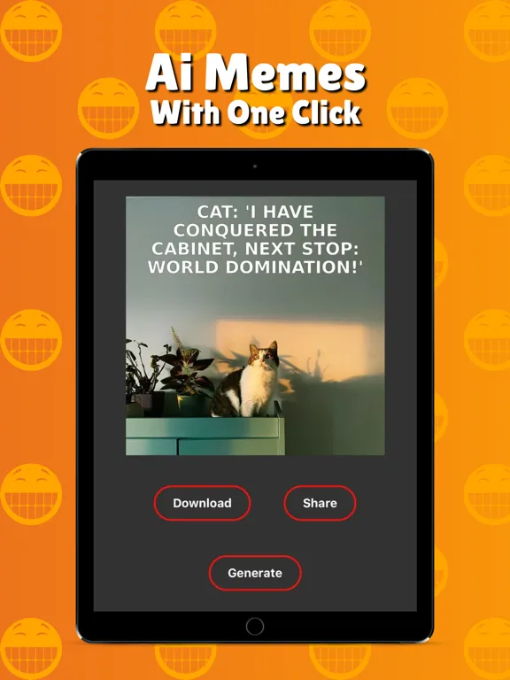 تصاویر Ai Meme Maker Pro iPad 