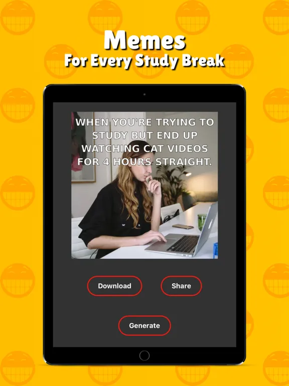 تصاویر Ai Meme Maker Pro iPad 