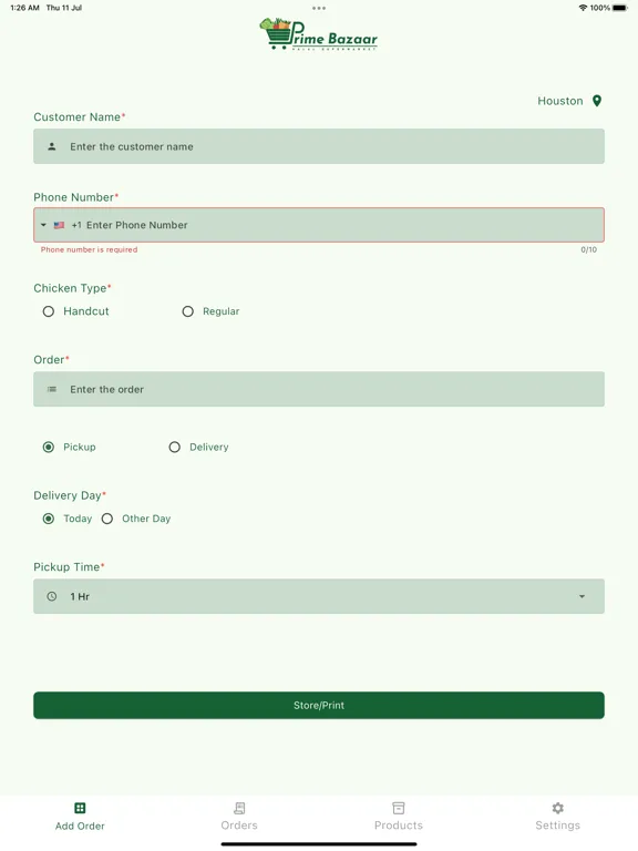 Скриншоты PB Customer Orders iPad 
