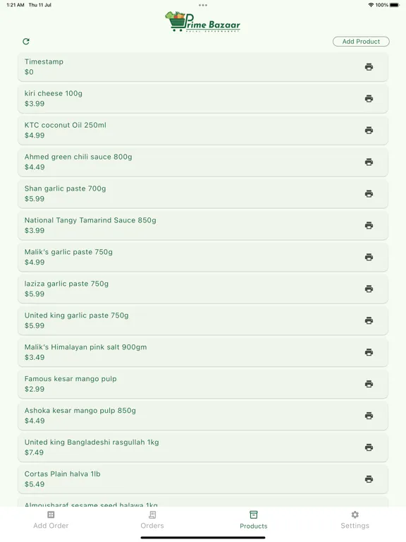 Скриншоты PB Customer Orders iPad 