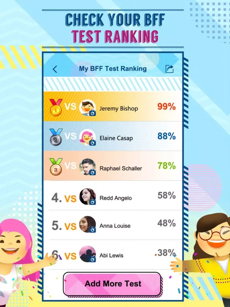 BFF Friendship Test - Quiz & Games iPad  سکرین شاٹس