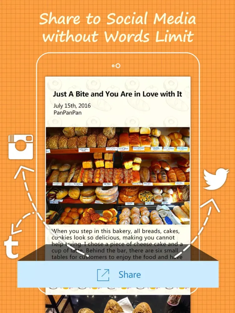 Zrzuty ekranu Press - blog writing app iPad 
