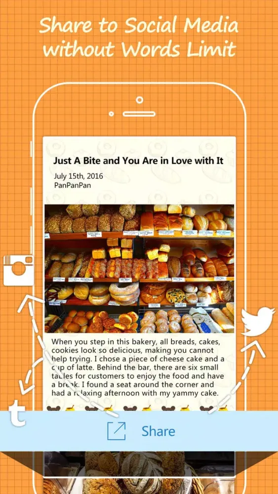 Zrzuty ekranu Press - blog writing app