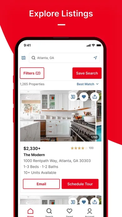 Apartment Guide Home Rentals سکرین شاٹس
