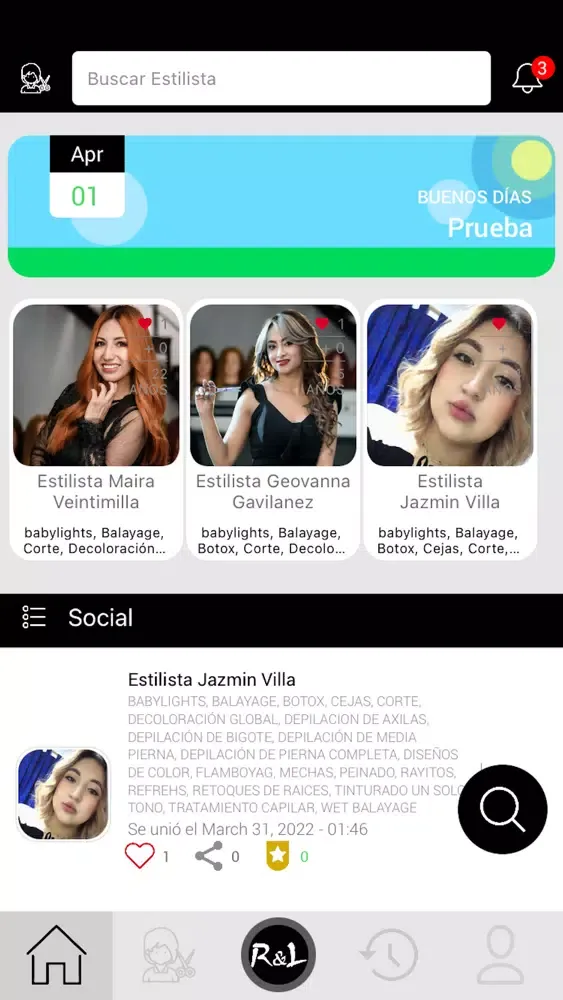 Capturas de tela do Rizos y Lisos