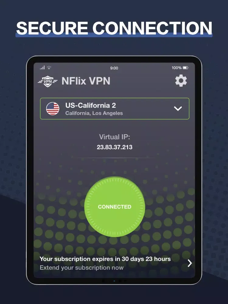 Скриншоты Nflix VPN: Fast WiFi VPN Proxy iPad 