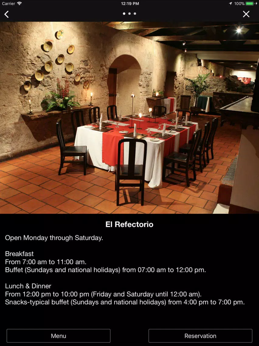 Hotel Museo Casa Santo Domingo iPad  স্ক্রিনশট