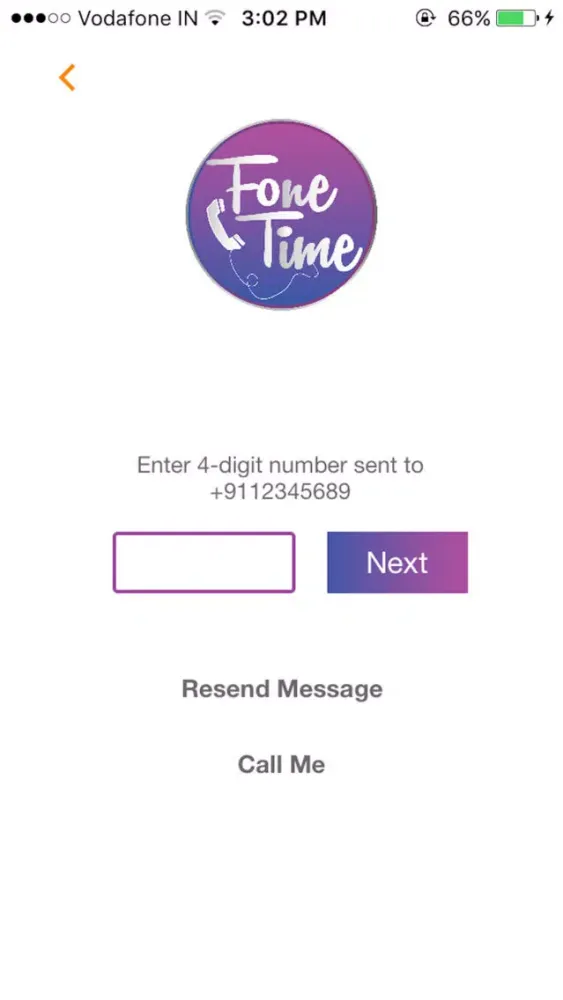 ภาพหน้าจอของ FoneTime