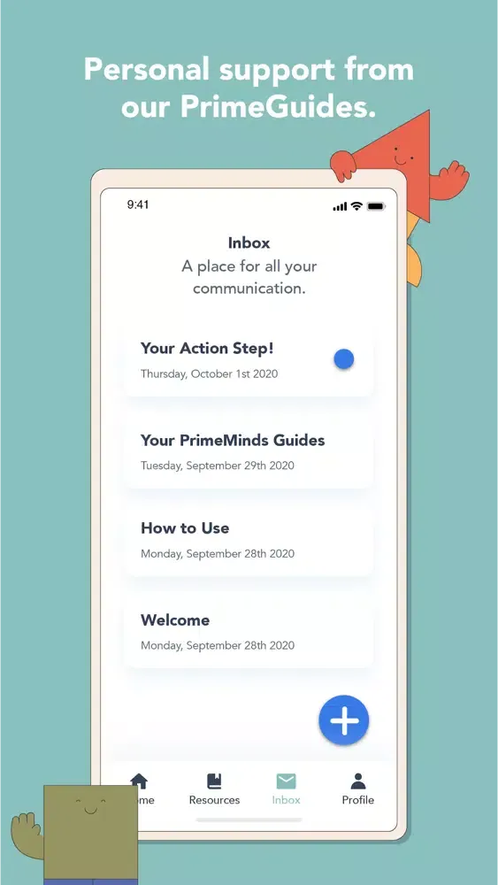 Tangkapan skrin PrimeMinds: Self-Help Wellness