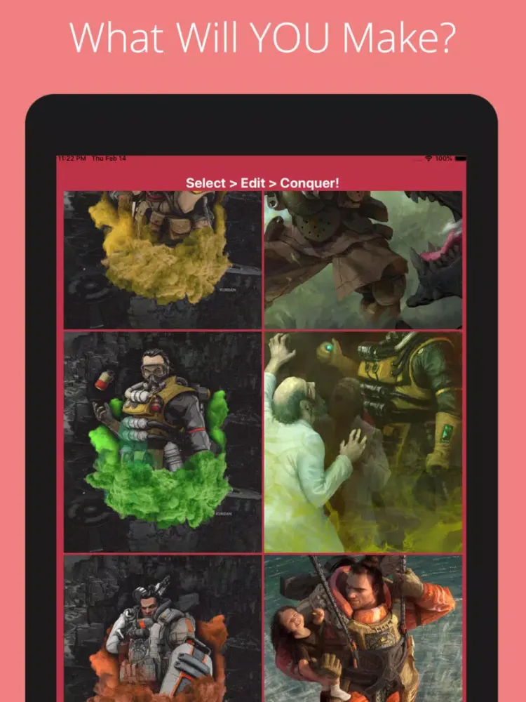 Apex Legends Wallpaper Maker iPad  स्क्रीनशॉट