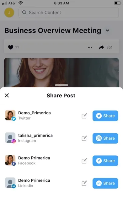 Скриншоты Primerica Social