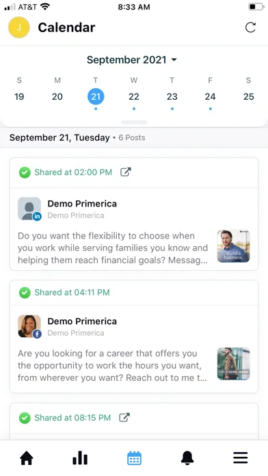 Скриншоты Primerica Social