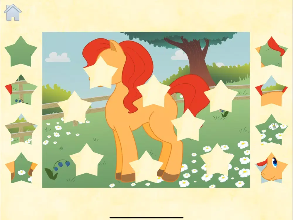 Ảnh chụp màn hình của Jigsaw Puzzles Child Education iPad 