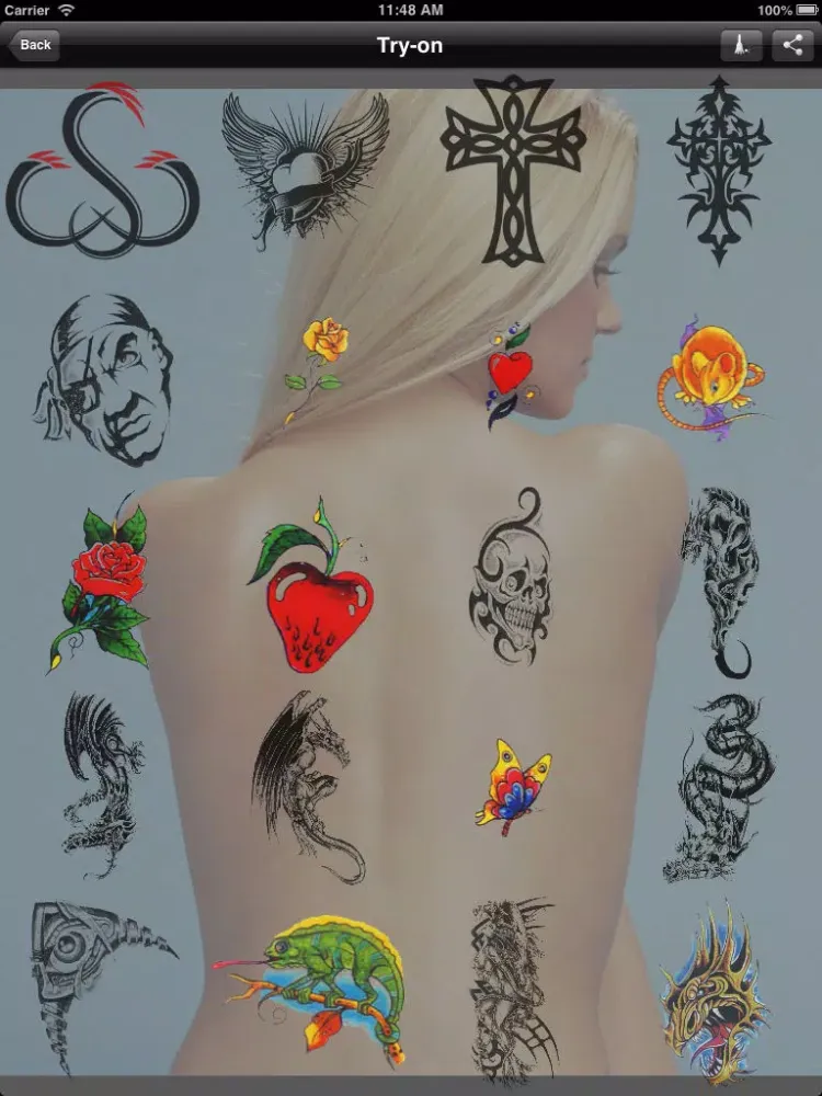 Captures d'écran de Primerun Tattoos photo editor text free and dating chat iPad 