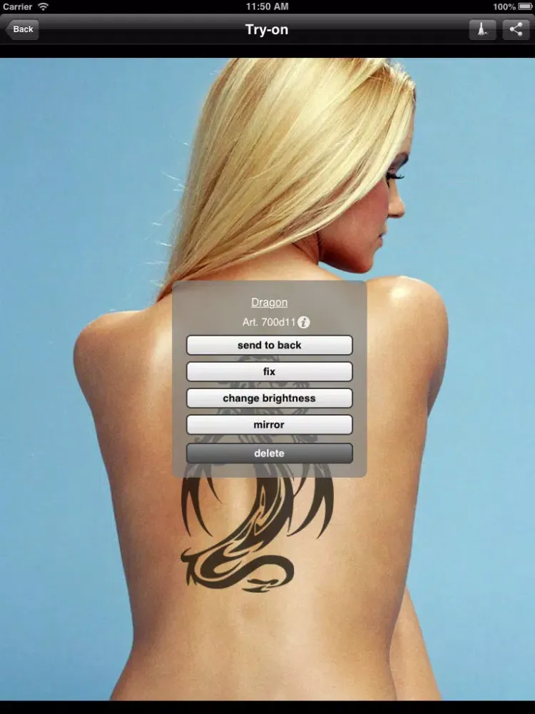 Captures d'écran de Primerun Tattoos photo editor text free and dating chat iPad 