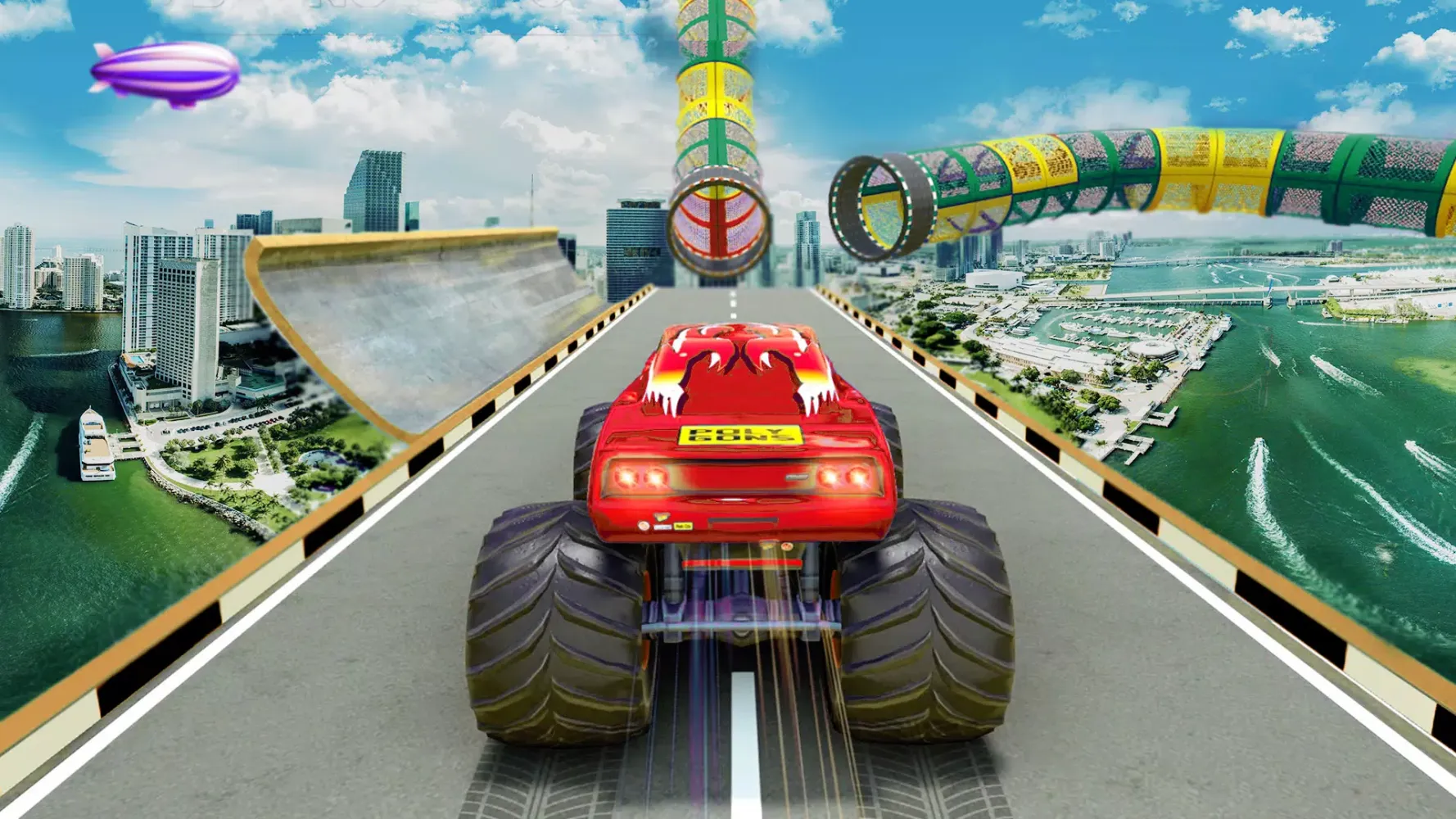 Monster Truck Stunt - Car Game スクリーンショット