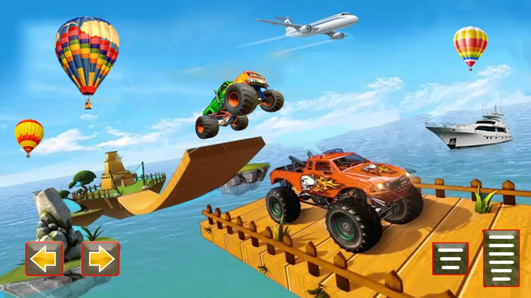 Monster Truck Stunt - Car Game スクリーンショット