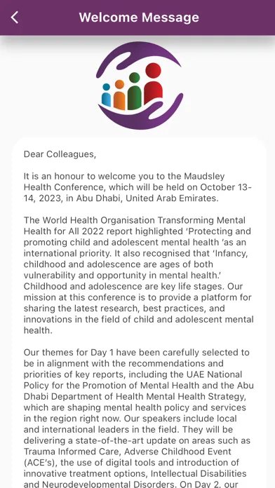 Tangkapan layar Maudsley Health Conference