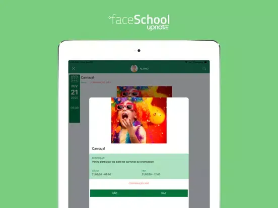 Faceschool Upnote iPad  Screenshots
