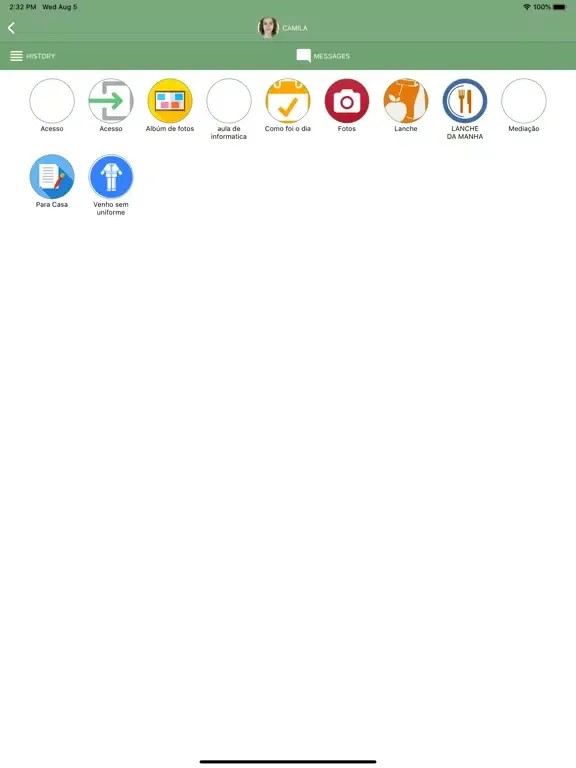 Zrzuty ekranu Faceschool Class iPad 