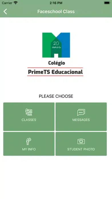 Zrzuty ekranu Faceschool Class