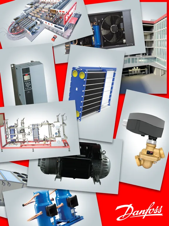 Zrzuty ekranu Danfoss Reality iPad 