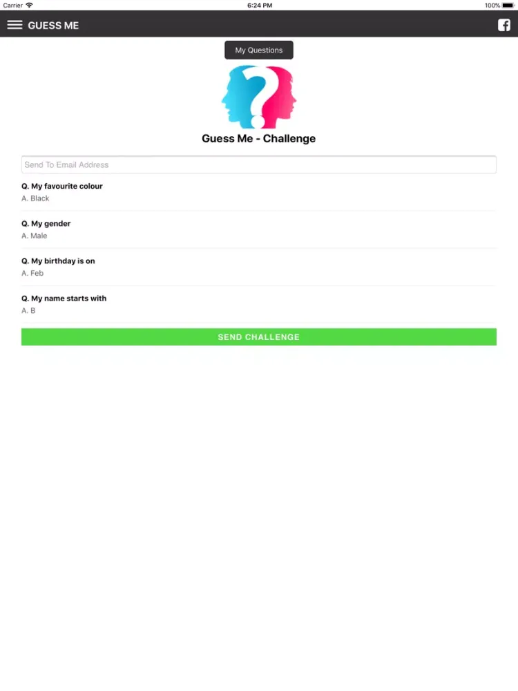 Primler - Guess Me Game iPad  スクリーンショット
