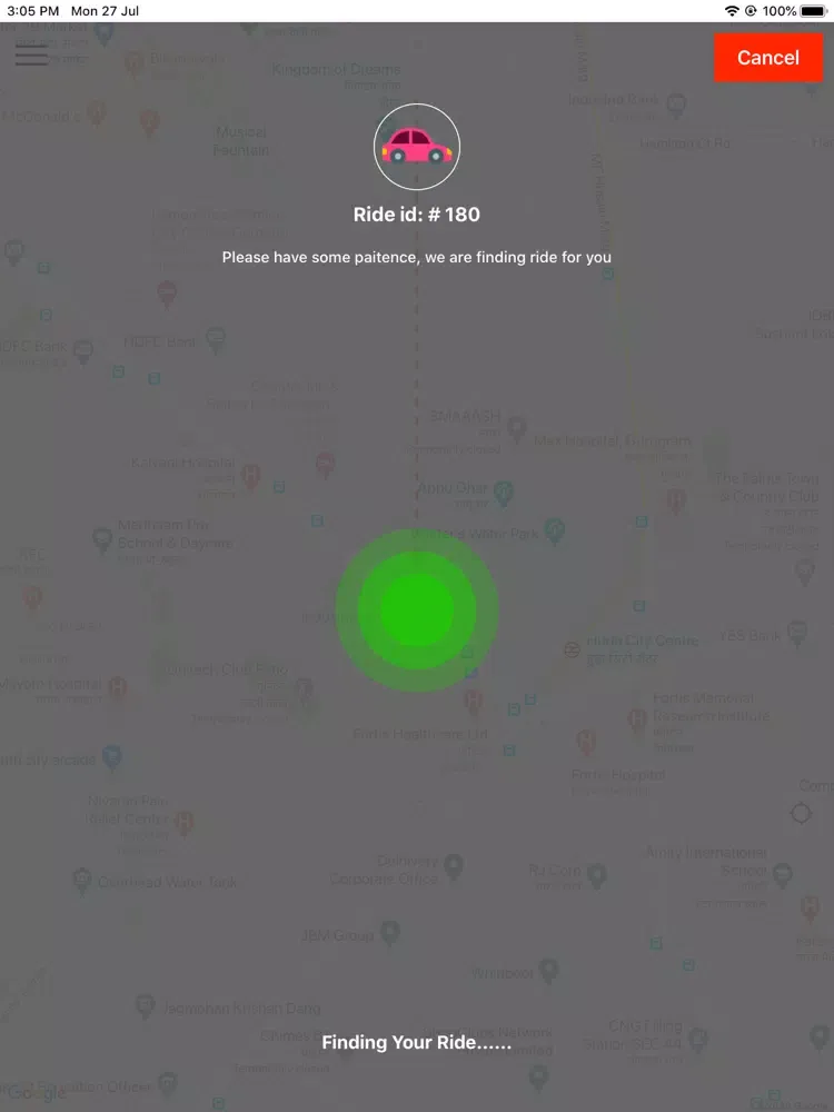 Primo Cabs iPad  スクリーンショット