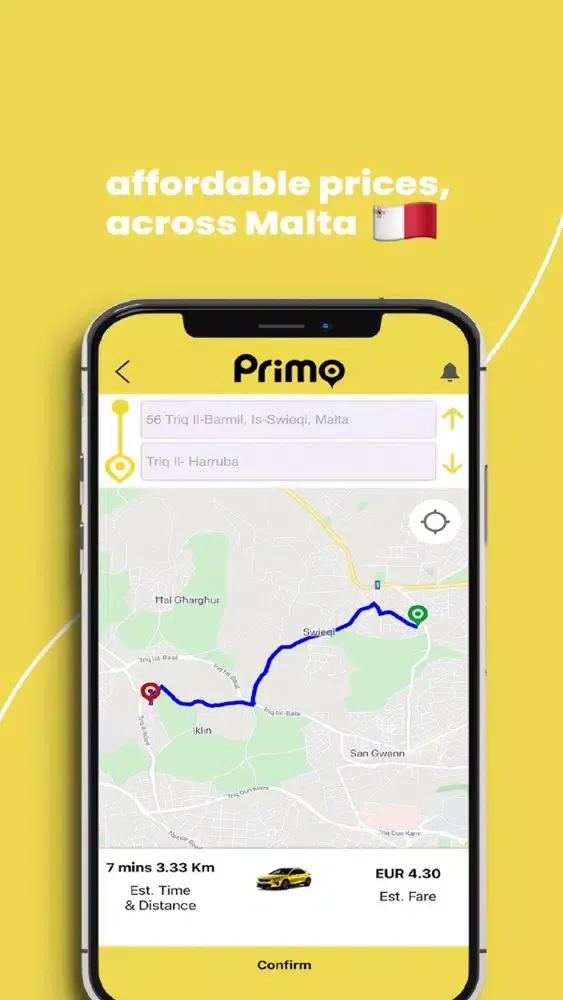 Primo Cabs スクリーンショット