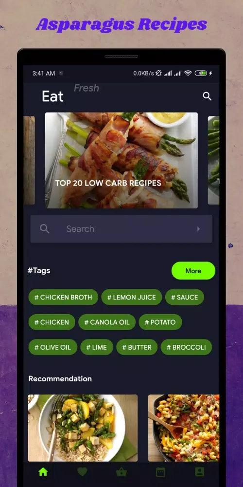 Asparagus Vegetable Recipes Screenshots