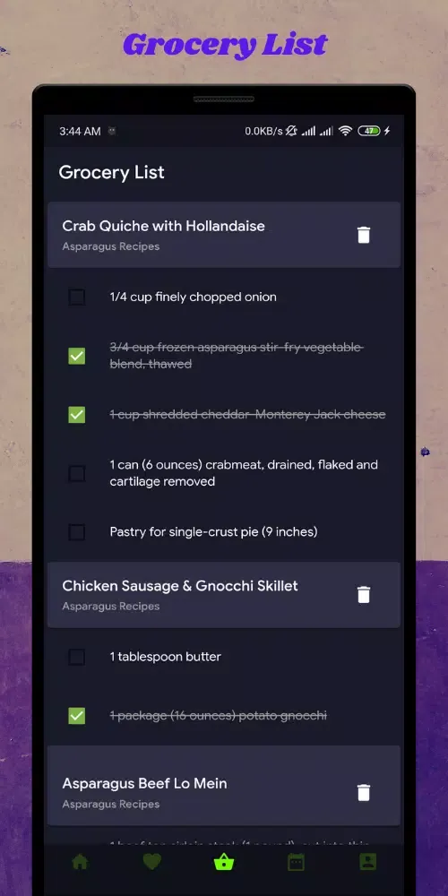 Asparagus Vegetable Recipes Screenshots