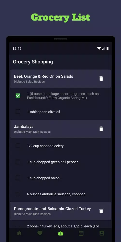 Diabetes-Diabetic Diet Recipes Screenshots