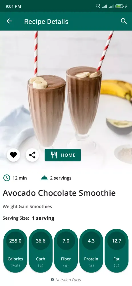 Weight Gain Smoothie Recipes Screenshots
