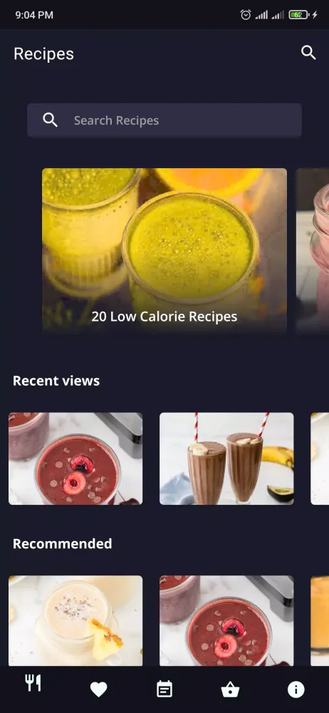Weight Gain Smoothie Recipes Screenshots