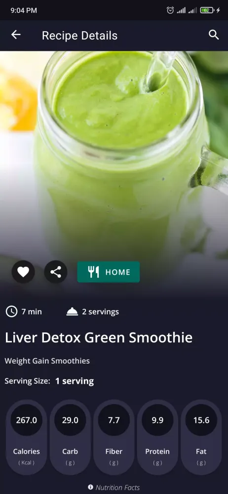 Weight Gain Smoothie Recipes Screenshots