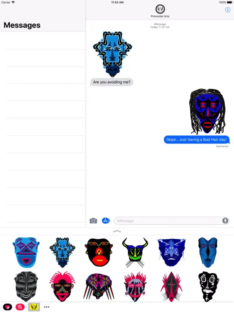 Zrzuty ekranu Primordial Arts Sticker Pack 1 iPad 