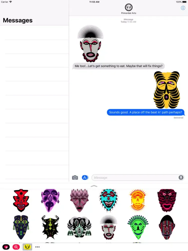 Zrzuty ekranu Primordial Arts Sticker Pack 1 iPad 