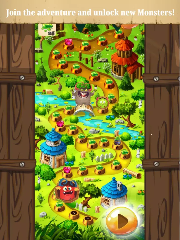 Capturas de tela do Monster Match! iPad 