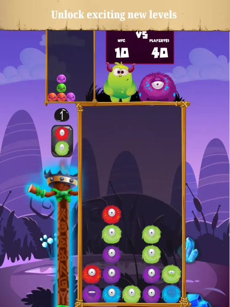Capturas de tela do Monster Match! iPad 