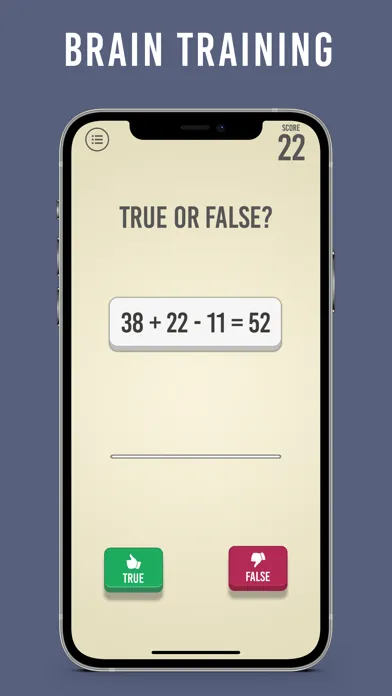 Ảnh chụp màn hình của Math Bits - Brain Training